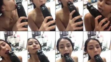 Gita Mainin Dildo Besar Itam