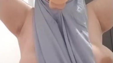 ABG HIJABERS TOGE COLMEK PAKE DILDO LONG DURASI