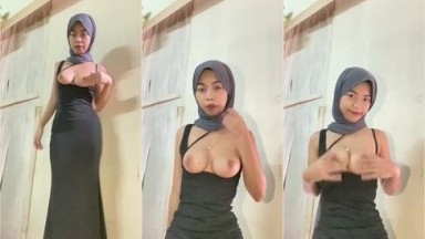 Bokep Celva Abg Jilbab Dress Hitam- Bokepsin