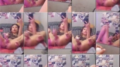 Abg Cantik Colok Meki Pakai Dildo Depan Kaca